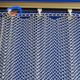 Fine Wire Decorative Aluminum Alloy 2mm Metal Coil Curtain/ Mesh Curtain